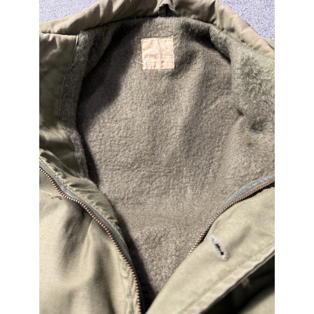 Vintage 60s A-2‎ Deck Jacket 1968 Size Medium Cold Weather Permeable Vietnam N-1 - Picture 9 of 14